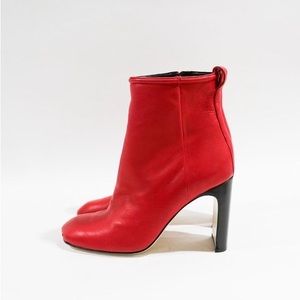 RAG & BONE Red Leather Ellis Boots